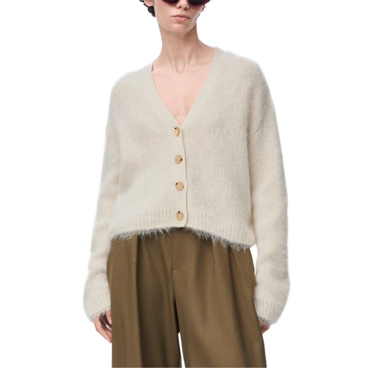 LOEWE SS25 Women's Pre Selection Collection Knitwear Women's White