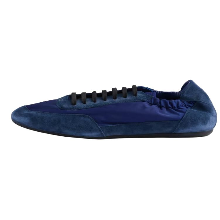 PRADA Collapse Casual Shoes Men's Dark Blue