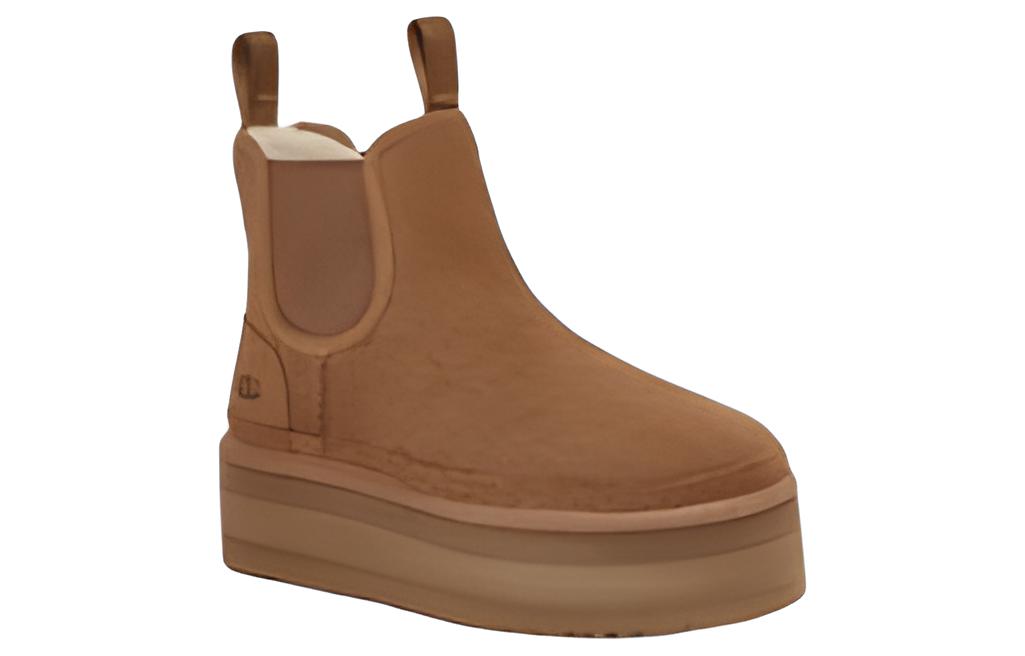 (WMNS) UGG Neumel Platform Chelsea Boot 'Chestnut' 1134526-CHE