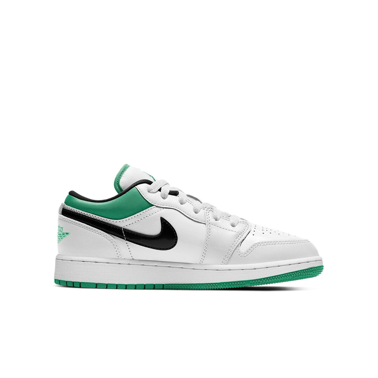 (GS) Air Jordan 1 Low 'White Lucky Green' 553560-129
