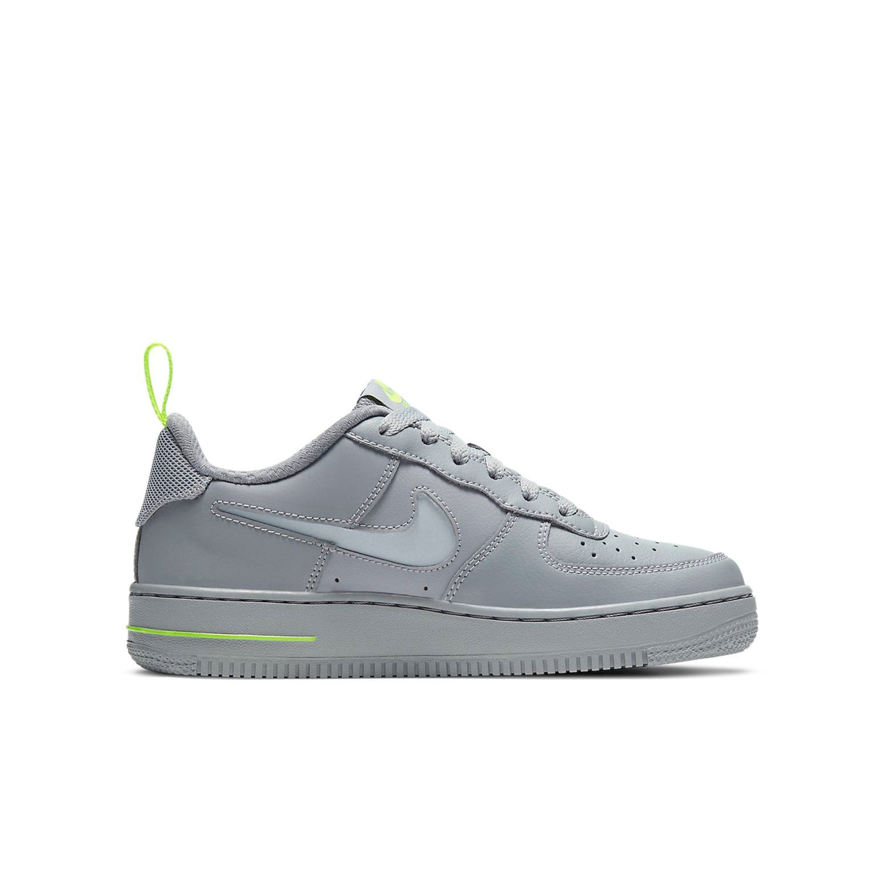 (GS) Nike Air Force 1 '07 LV8 'Particle Grey Volt' DD3227-001