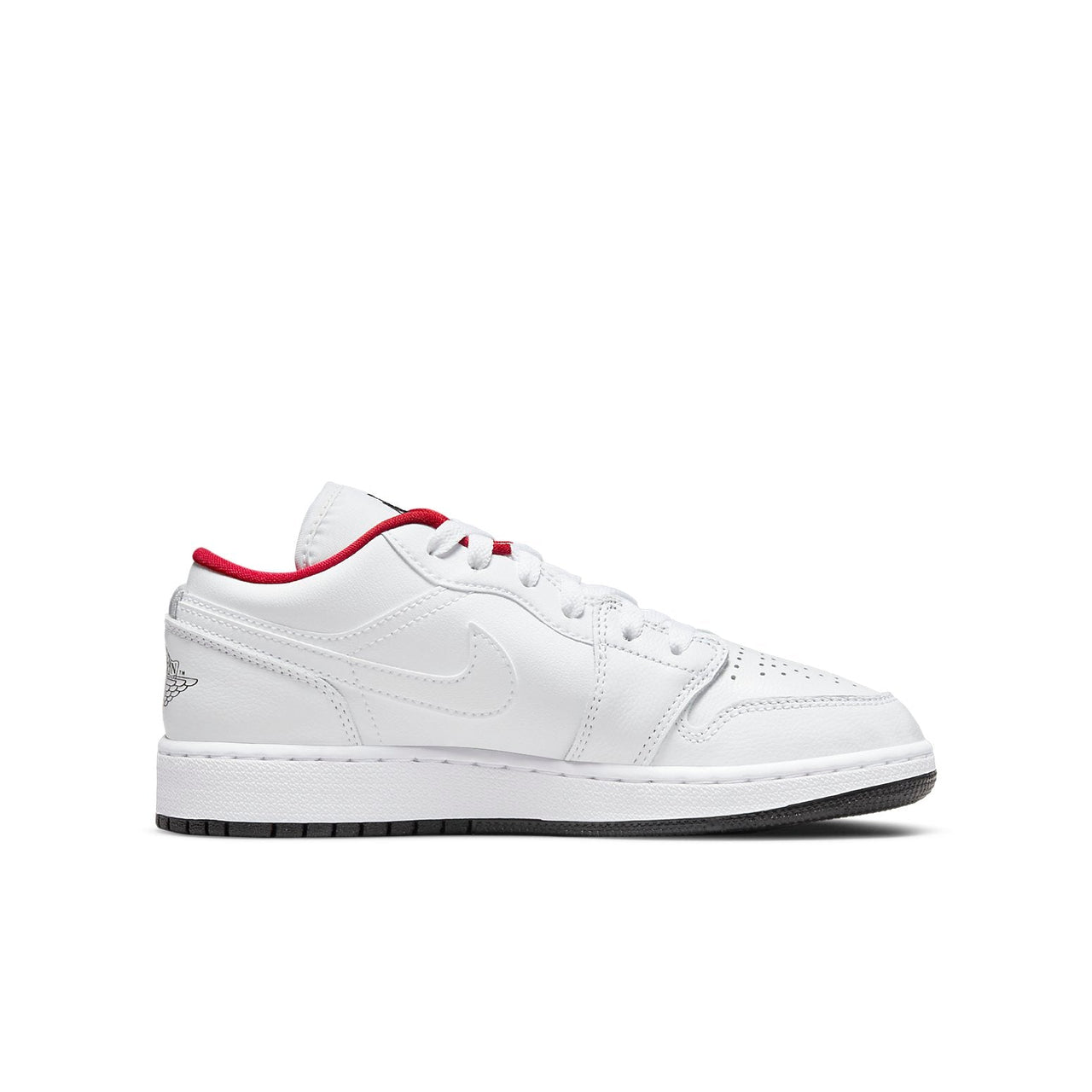 (GS) Air Jordan 1 Low 'White Gym Red Black' 553560-164