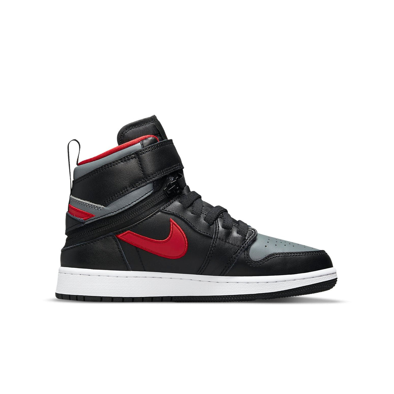 (GS) Air Jordan 1 High FlyEase 'Smoke Grey Gym Red' DC7986-006