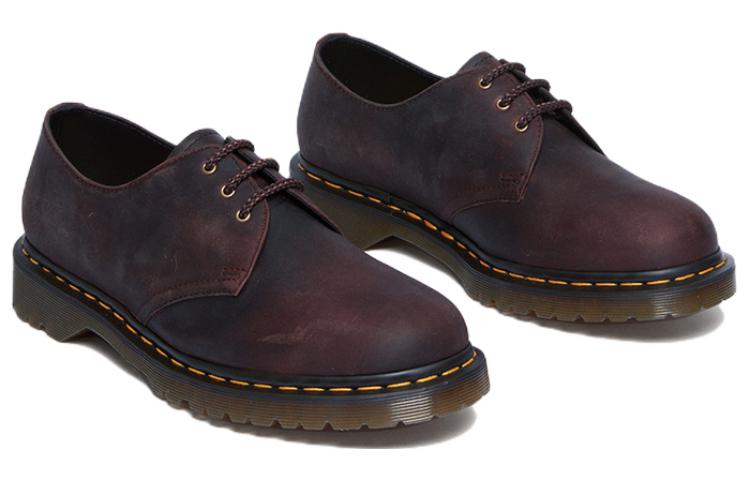 Dr. Martens 1461 Waxed Full Grain Leather Oxford Shoes 'Chestnut' 30681294