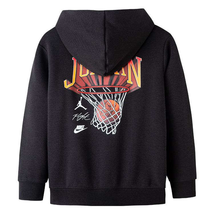 (PS) Air Jordan Flight x Nike Pullover Hoodie 'Black' JD2212113GS-001