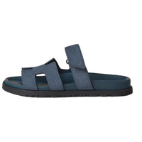 HERMES Chypre Slip-Resistant Slide Slippers Women's Sky Blue