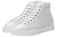 HERMES High Top Stylish Skateboarding Shoes Women's White