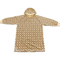 HERMES SS24 Long Sleeved Dress Women's Multicolor