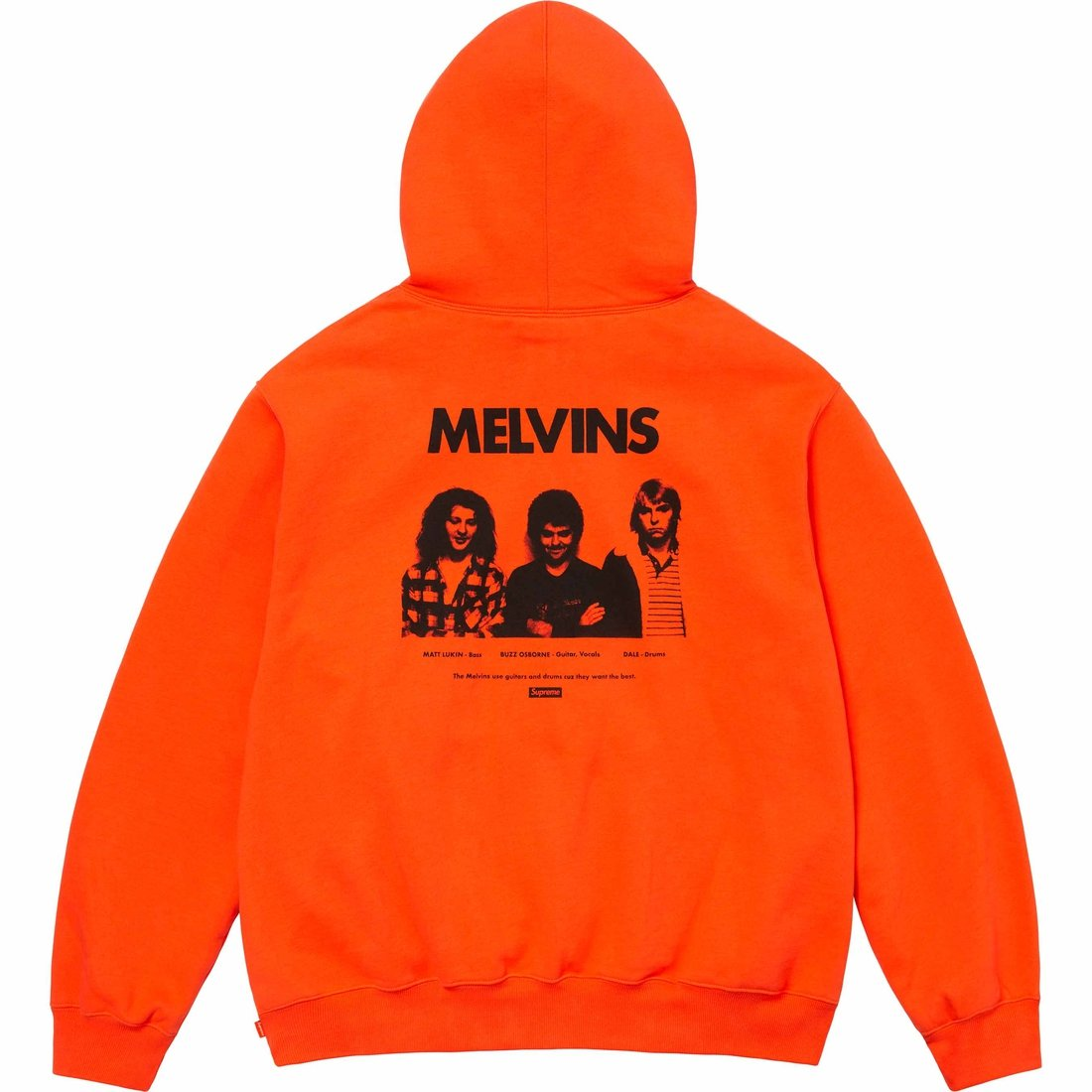 Supreme x Melvins Hooded Sweatshirt 'Orange Black' SUP-SS24-218