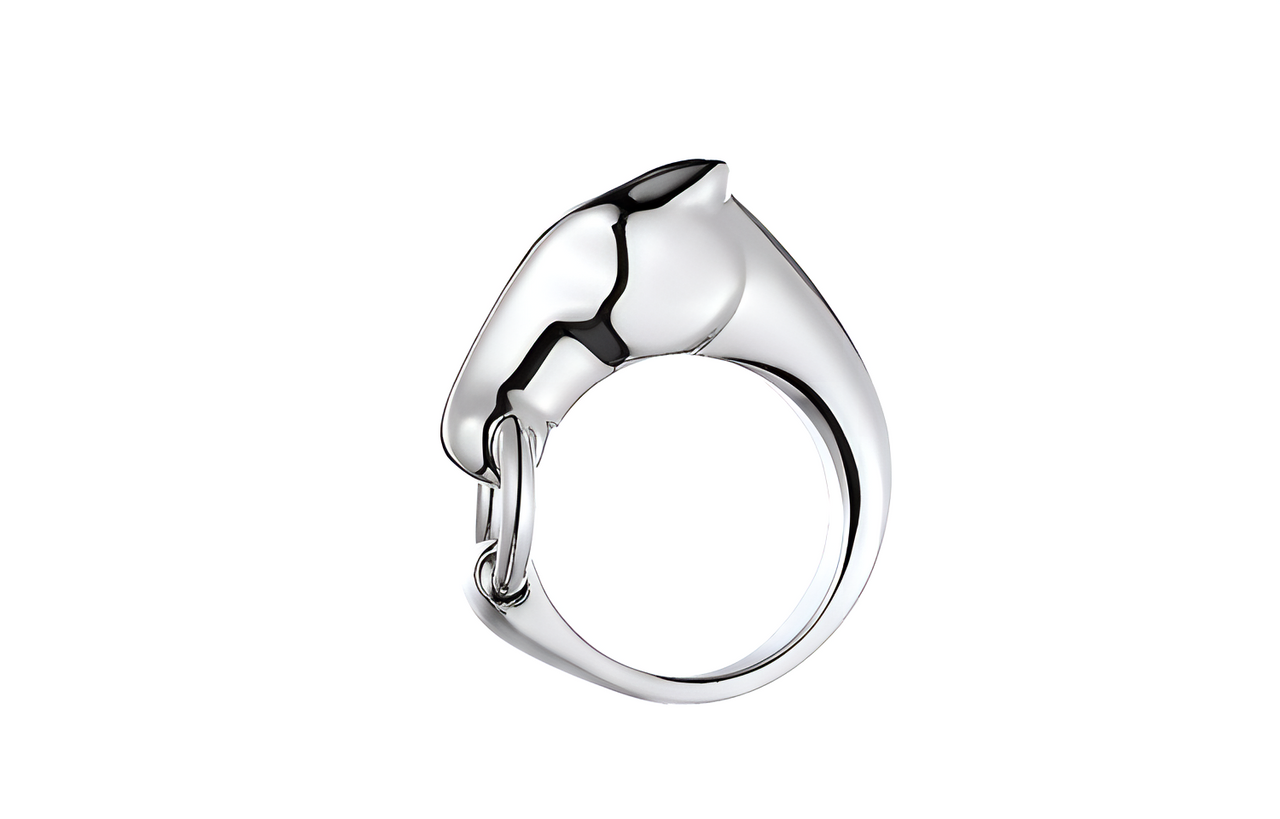 HERMES 925 Sterling Silver Rings Unisex Silver
