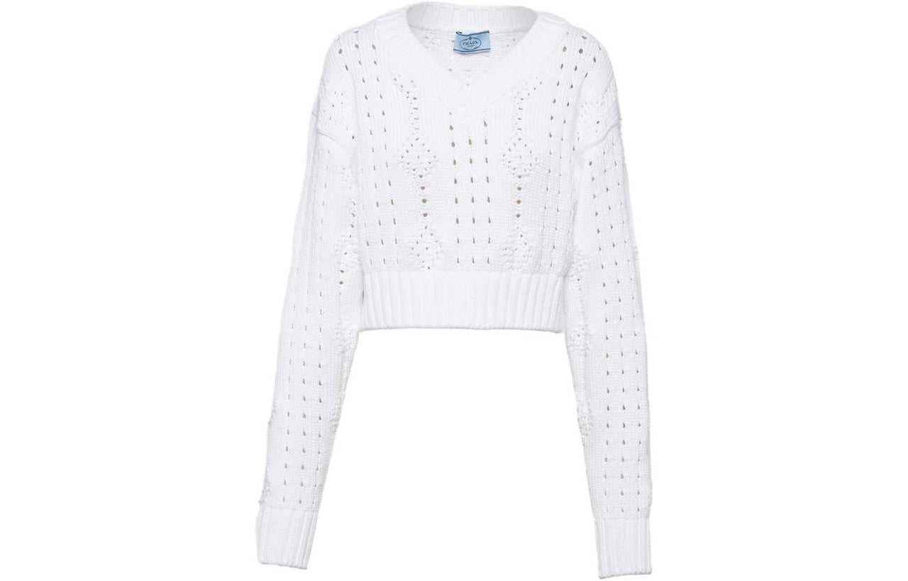 PRADA FW22 Sweater Women's White