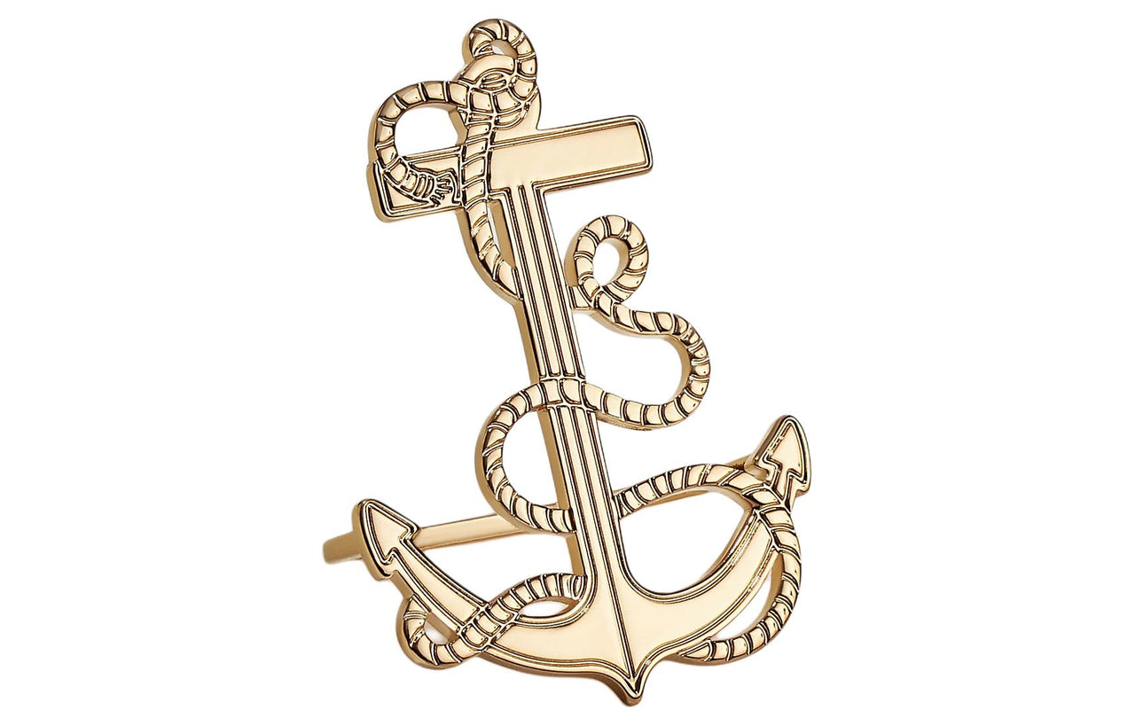 HERMES - Silk Scarf Clip Women's Gold