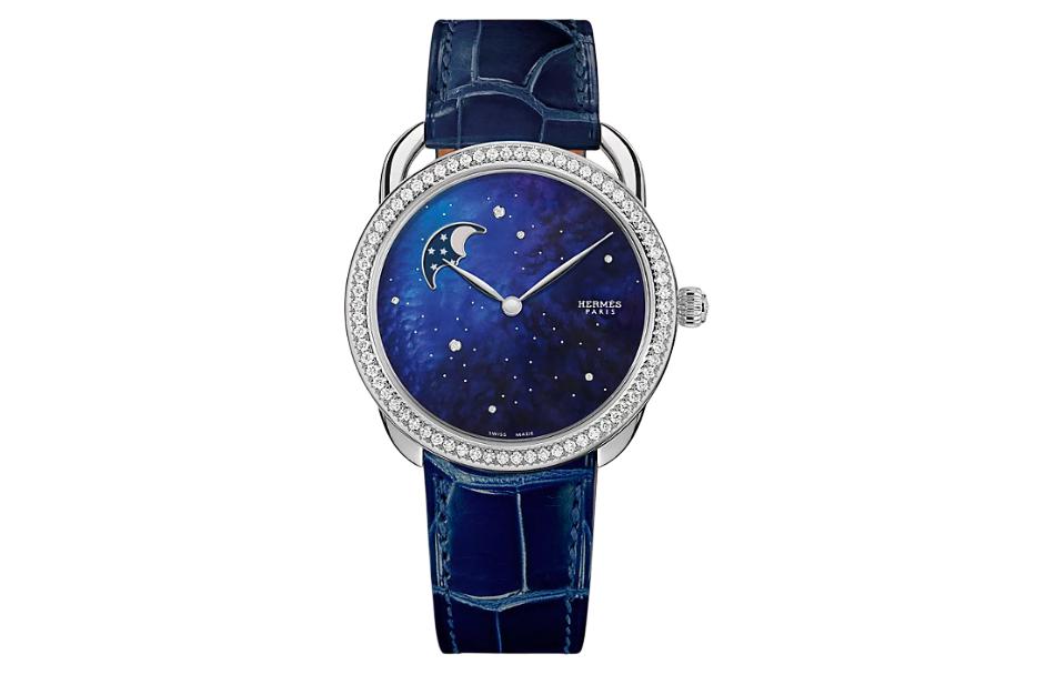 HERMES Wrist Watch Automatic Mechanical Movement 38mm Blue Dial Unisex