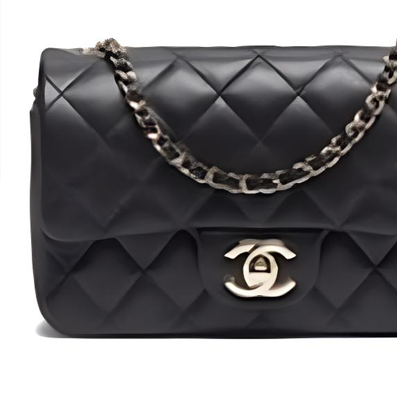 CHANEL Sheepskin Shoulder Bag Crossbody Bag Mini Women's Black