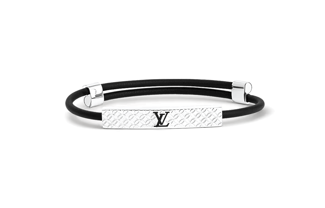 LOUIS VUITTON Metal Bangles Men's Black