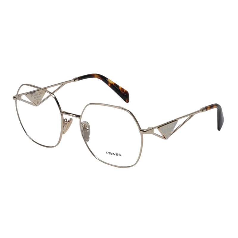 PRADA Alloy Irregular Shape Eyeglass Frames Women's