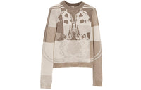 HERMES FW21 Cashmere Sweater Women's Linen Beige