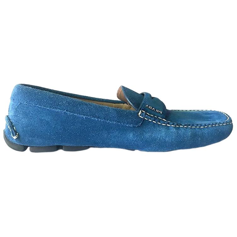 PRADA Men's Casual Shoes Men Low-Top Blue