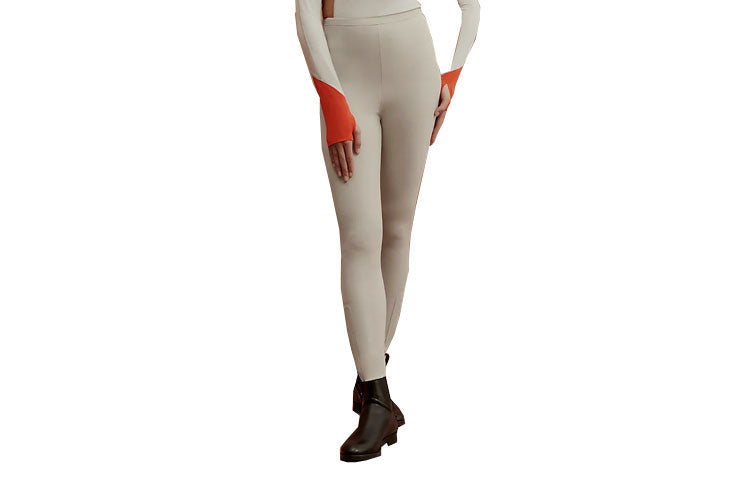 HERMES Leggings Women's Gray