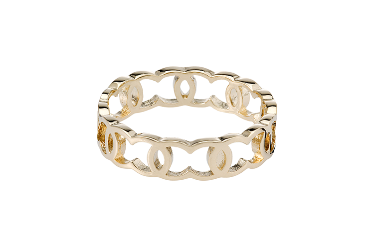 CHANEL Metal Rings Women's Gold