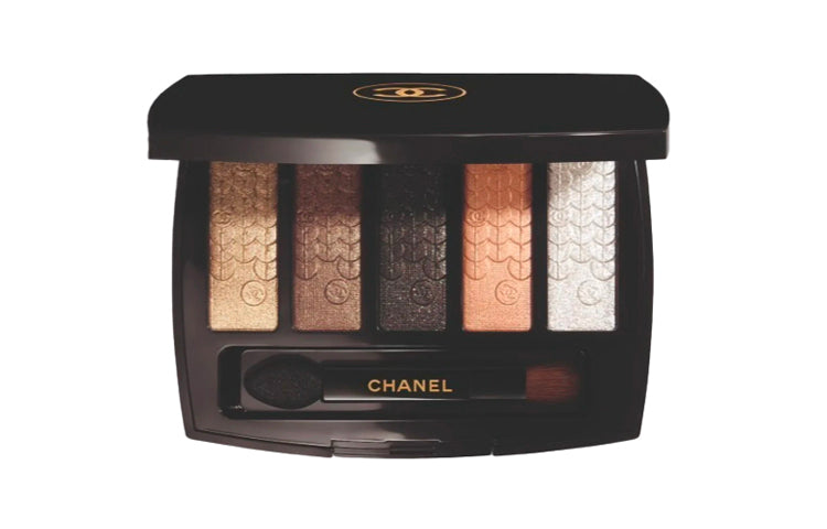 CHANEL Five-Color Embroidery Relief Eyeshadow Palette Easy-to-Blend Natural Long-Lasting Contouring