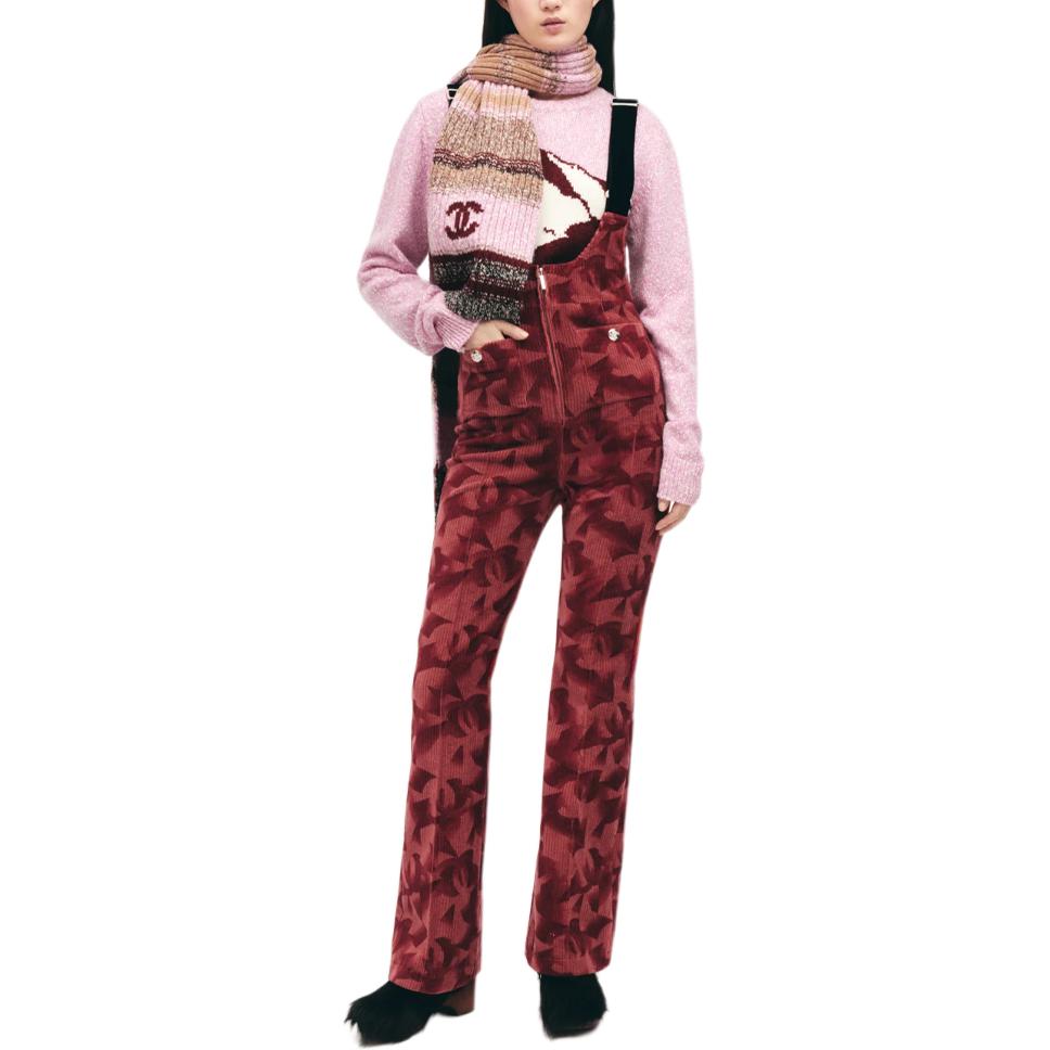 CHANEL COCO NEIGE Series FW24 Sweater Women's Pink