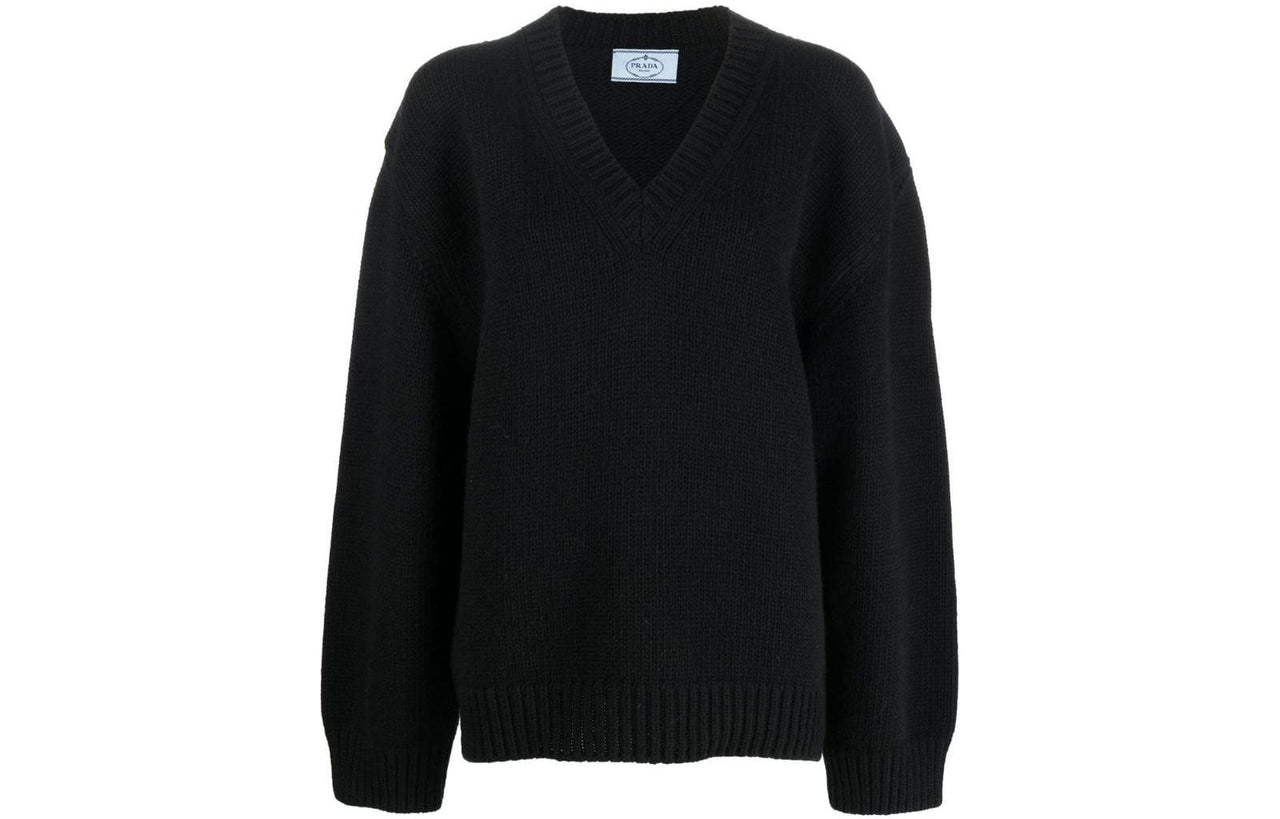 PRADA V-Neck Oversized Jumper