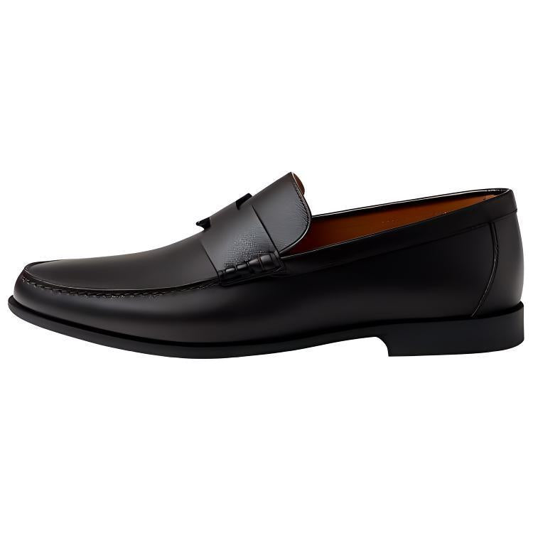 HERMES Duke Loafers Men Ebony Brown