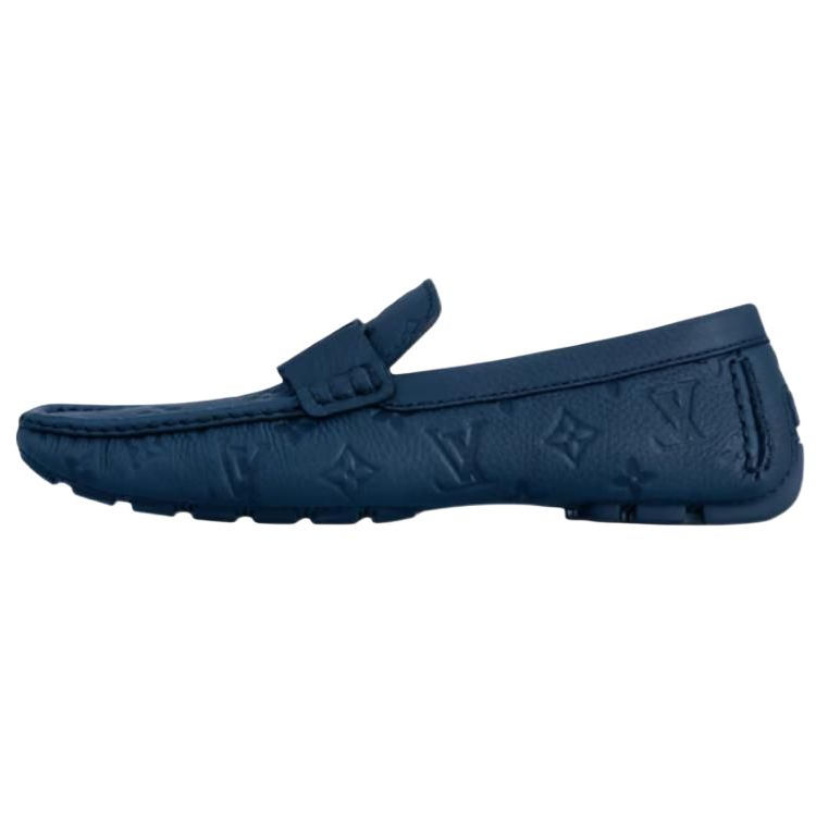 LOUIS VUITTON Monte Carlo Loafers Men's Blue
