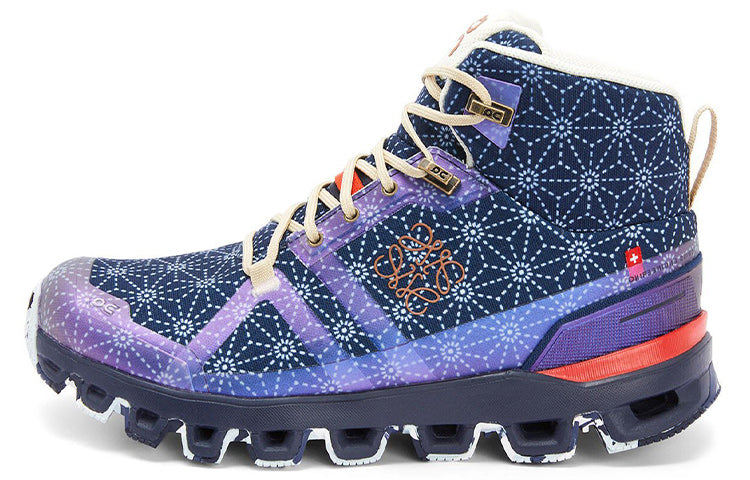 On x LOEWE Cloudrock Wear-Resistant Short Outdoor Boots Women's Starry Blue