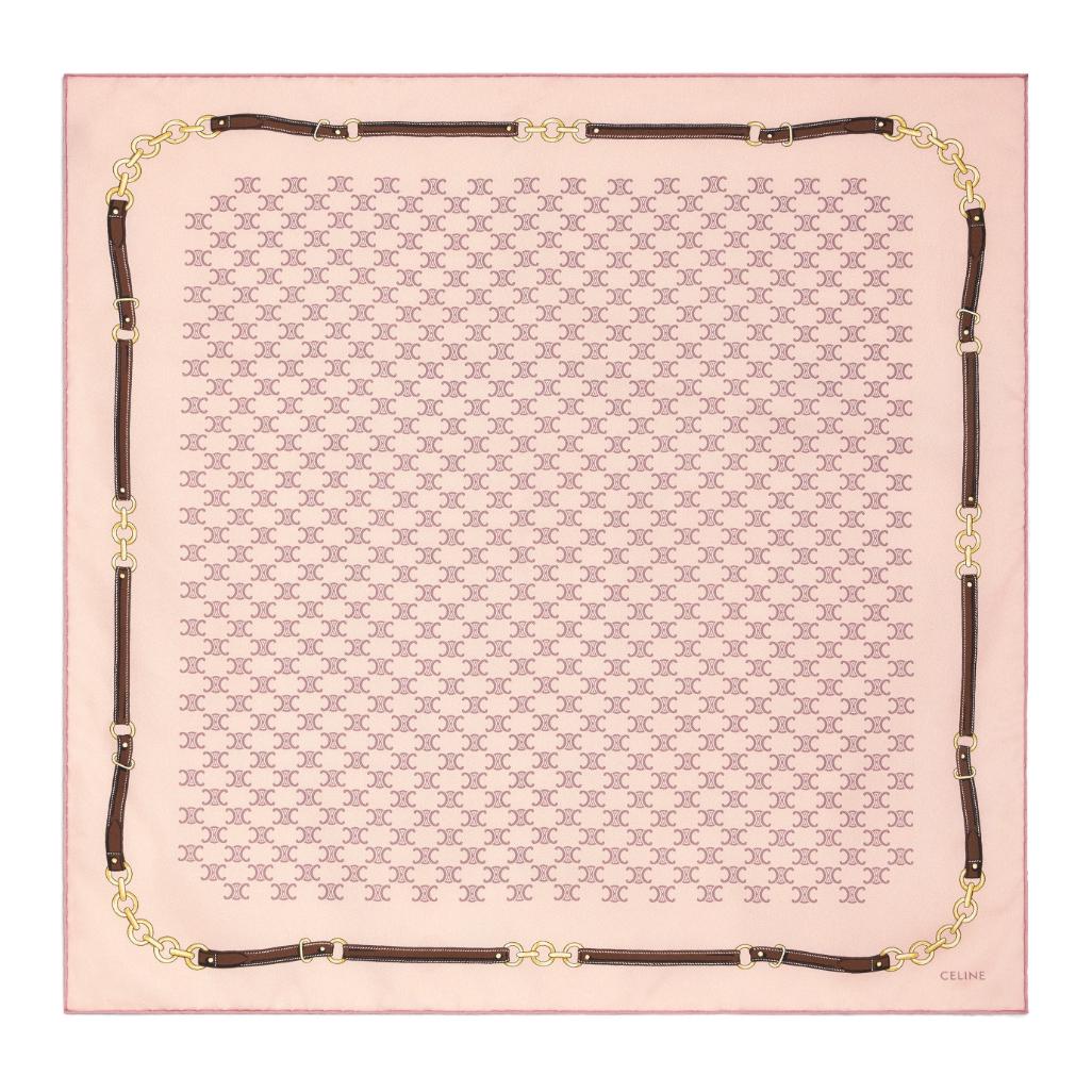 CELINE Bandana In Heritage Silk Twill