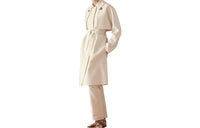 HERMES Velvet Jackets Women's Gray White