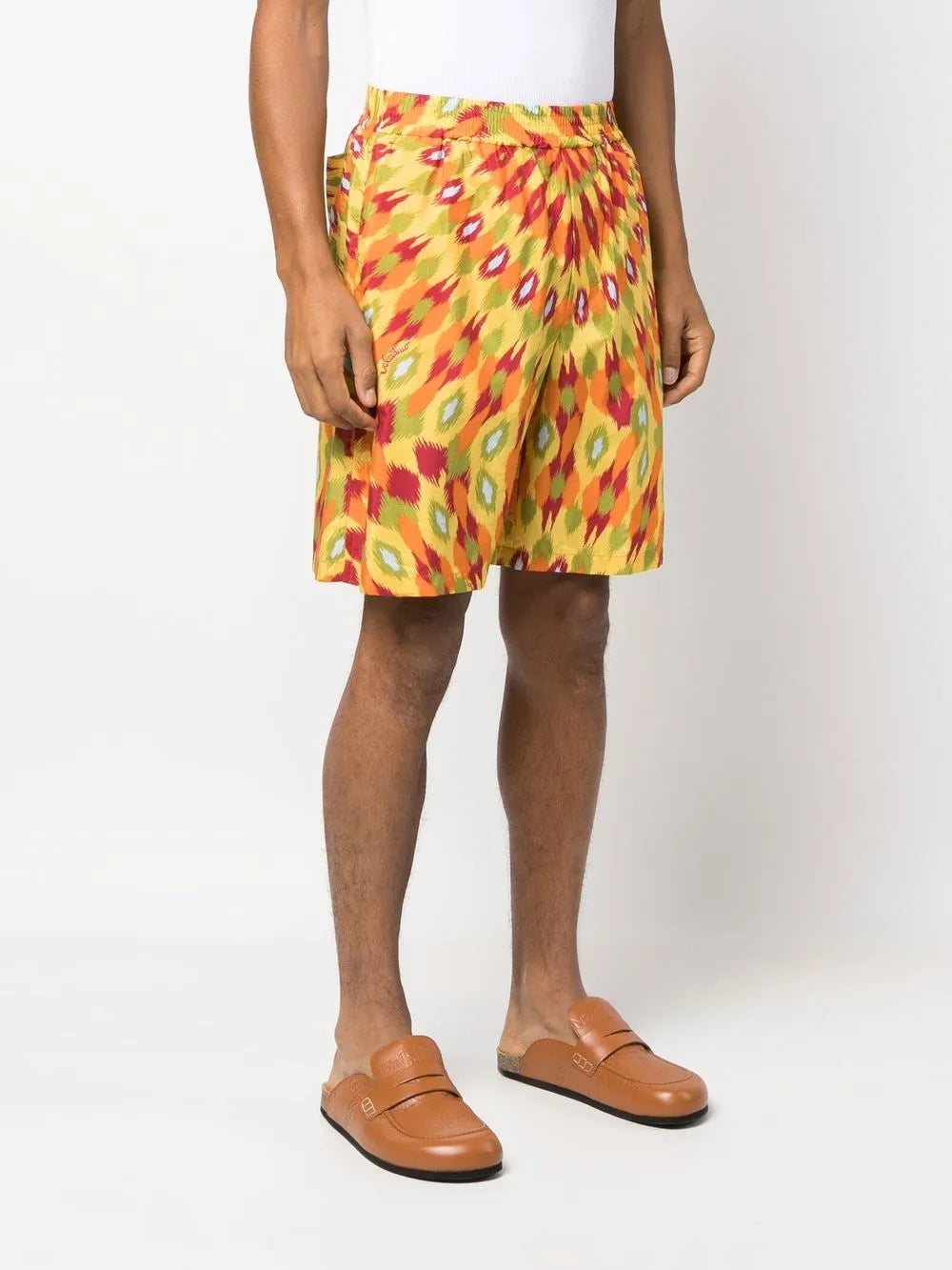 Valentino Garavani Abstract-Print Track Shorts