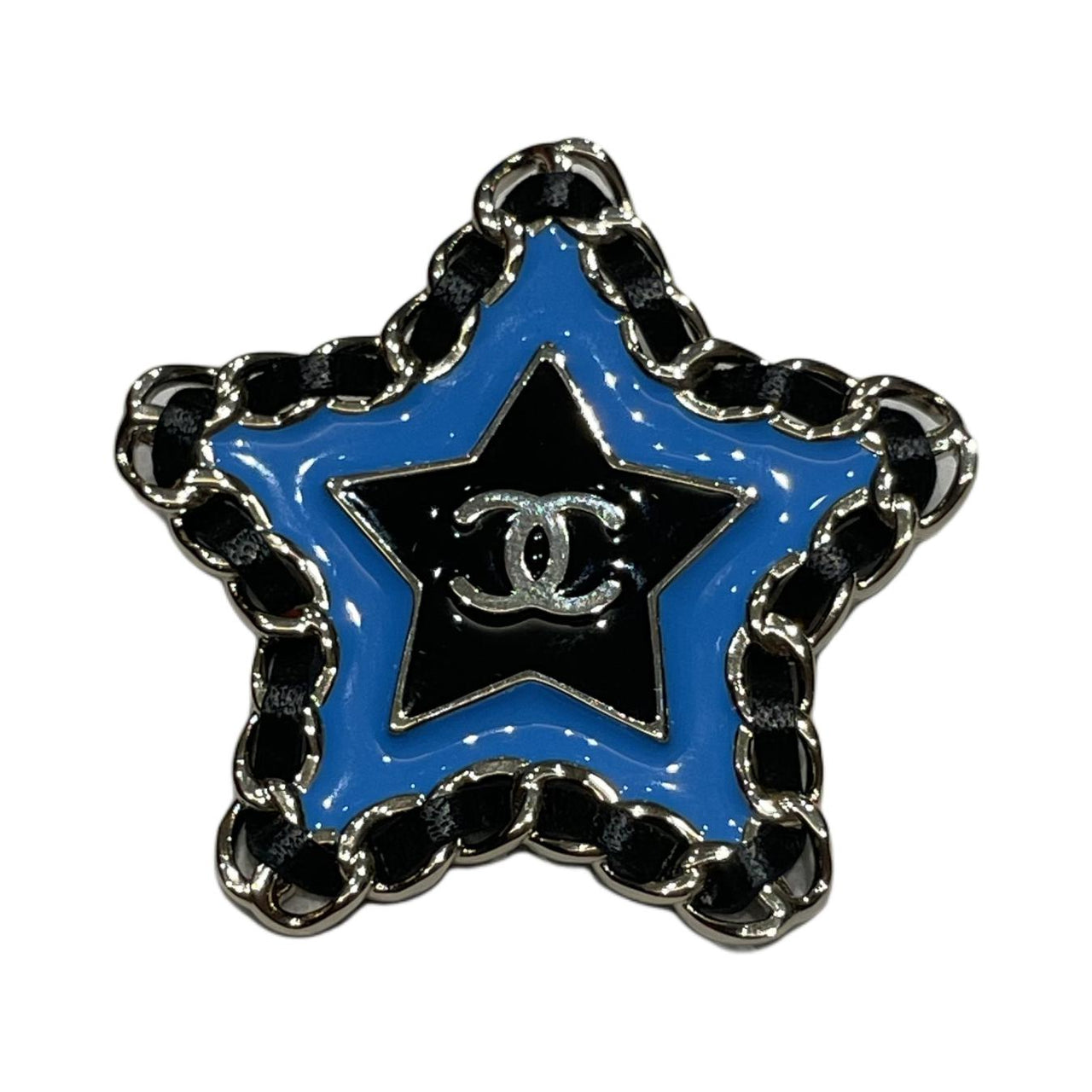 CHANEL Brooches Women's Blue/Black