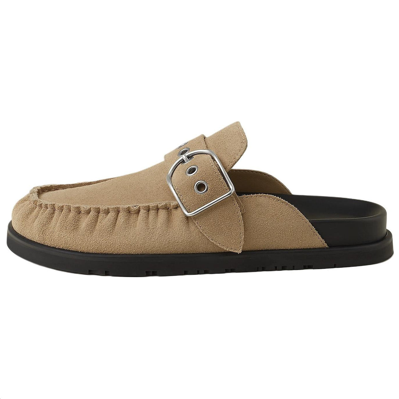 HERMES Wrap-toe Slippers Women's Brown