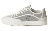 HERMES Get Low Top Stylish Skateboarding Shoes Men's Purple White