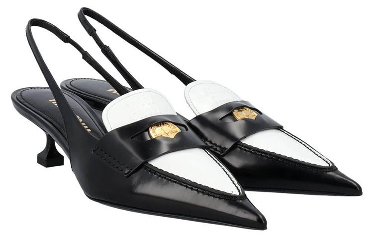 MIU MIU Penny Slim Heel High Heels Women's Black