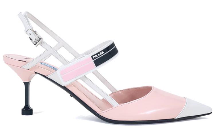 PRADA High Heels Women's Pink White