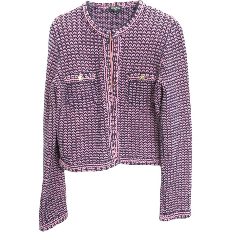 CHANEL 1986 1988 Tweed Cardigan