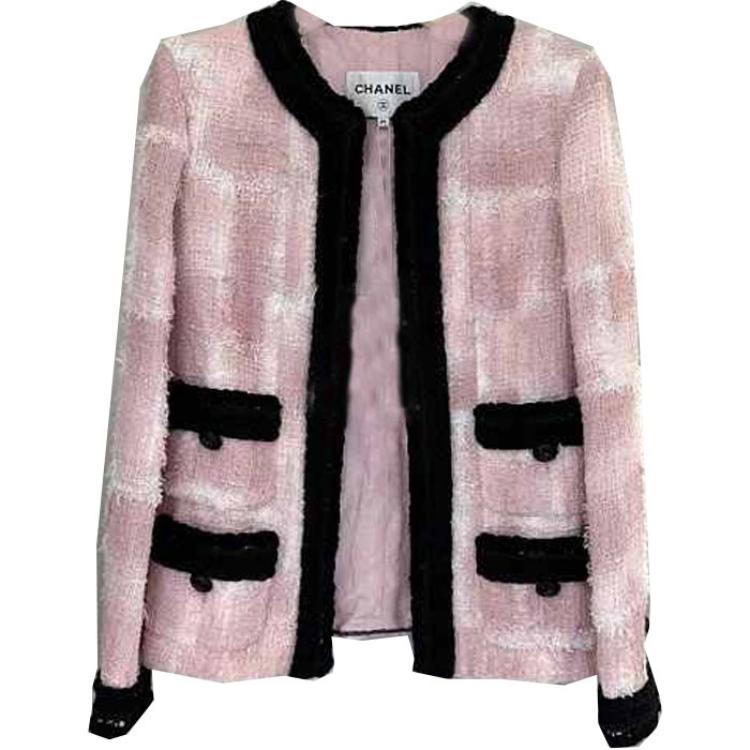CHANEL Jackets Coats Women's Pink