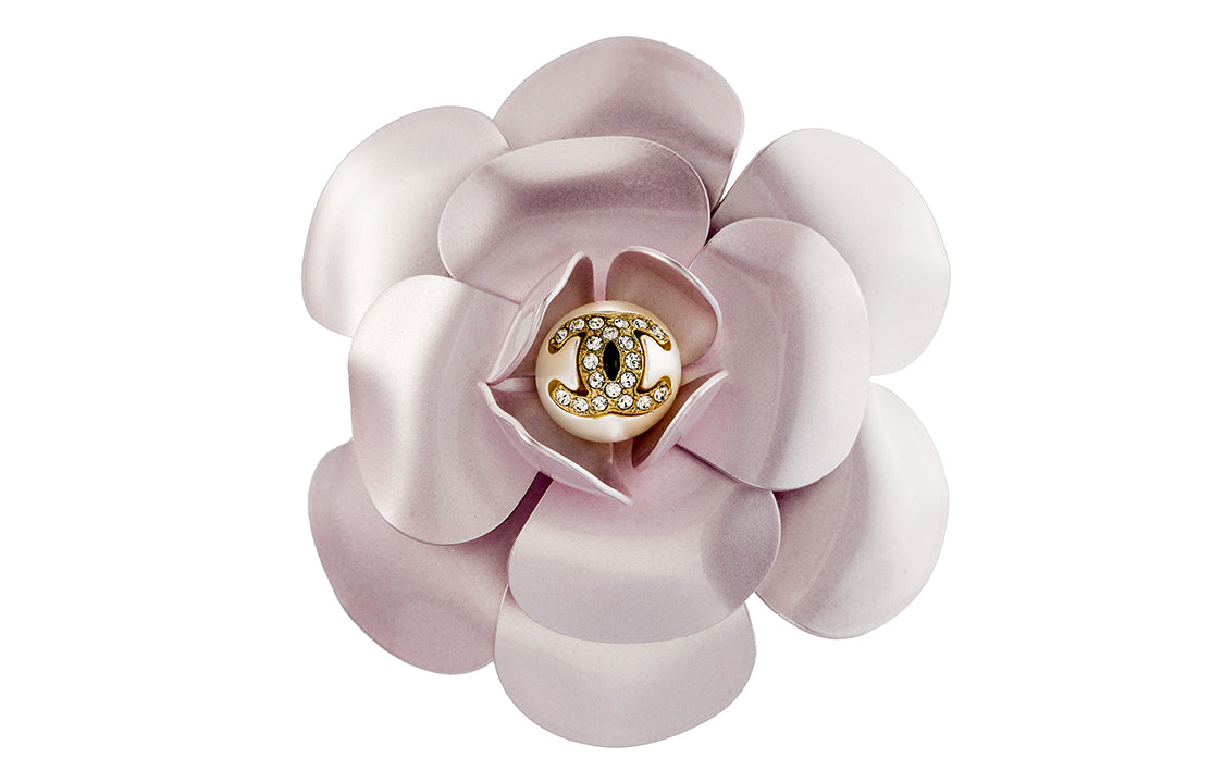 CHANEL Brooches Unisex Pink