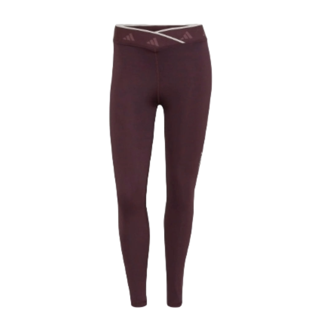 (WMNS) adidas Techfit V-Shaped Elastic 7/8 Leggings 'Red' HM4084