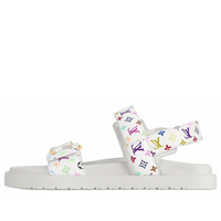 (WMNS) LOUIS VUITTON x Takashi Murakami Sunset Sandals 'White' 1AGXEQ