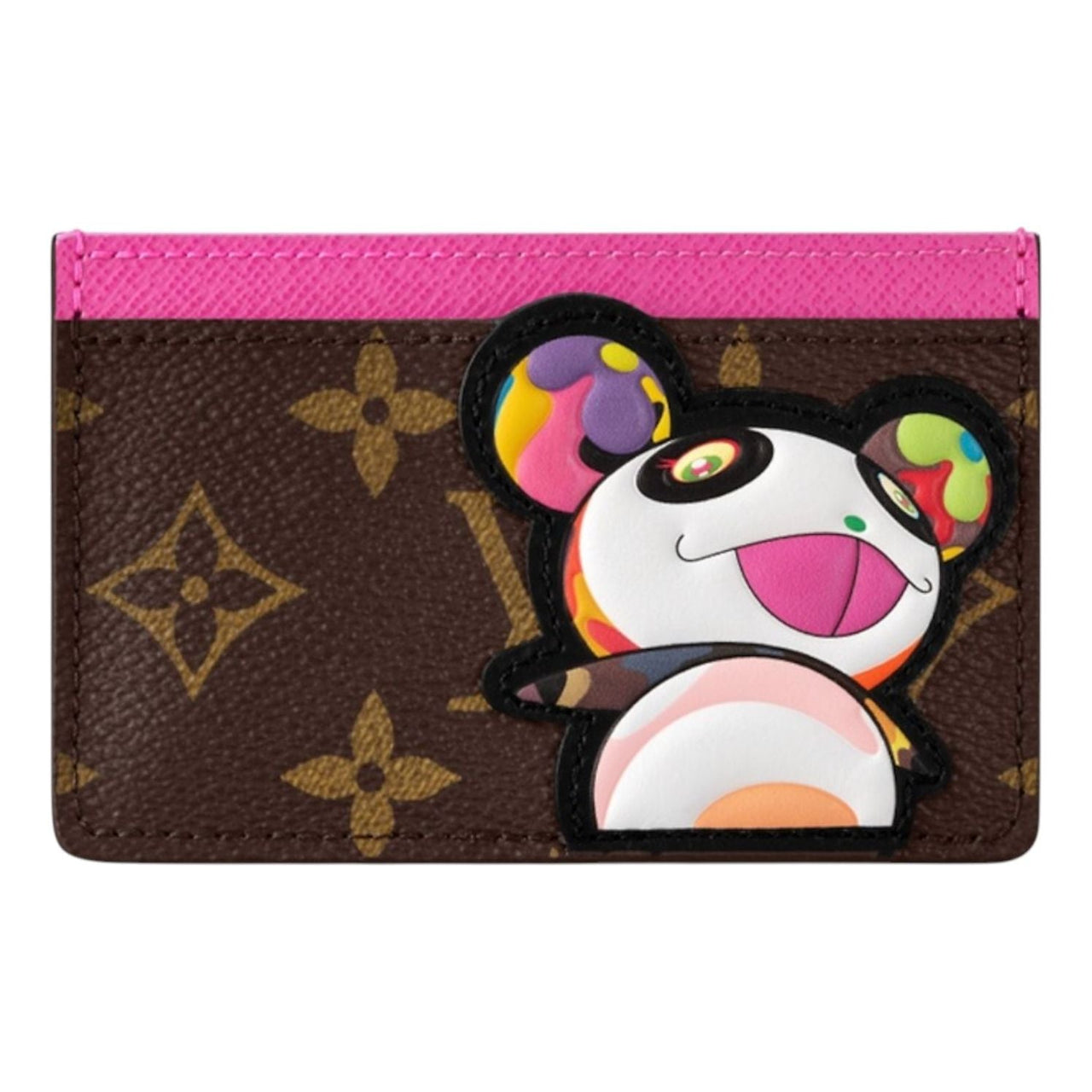 LOUIS VUITTON X Takashi Murakami Panda Card Holder Monogram