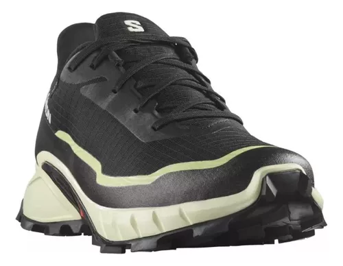 (WMNS) SALOMON Alphacross 5 GTX 'Black Green' 474606