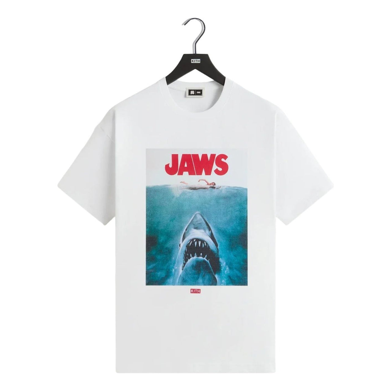 KITH for JAWS Main Poster Vintage T-Shirt 'Bright White' KHM034213-101