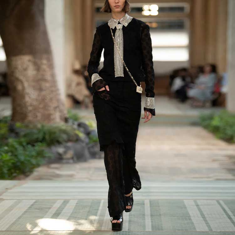 CHANEL Jackets Women's Black