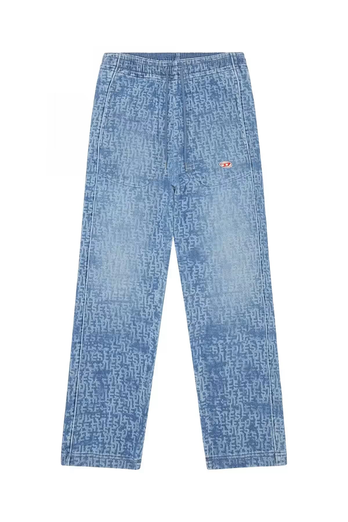 Diesel D-Martians Blue Sweat Denim Jeans