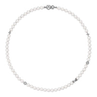 LOUIS VUITTON Monogram Slim Pearls Necklace