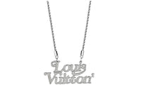 LOUIS VUITTON X Nigo Squared Strass Necklace